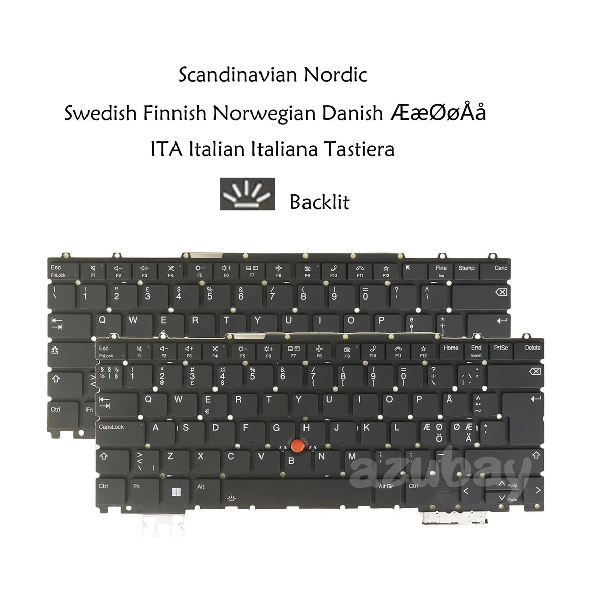 Backlit Keyboard Lenovo ThinkPad Z16 Gen 1 & 2 – Nordic Italian