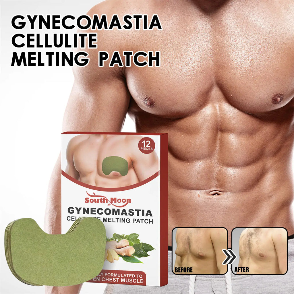 Men's Invisible Chest Lift Firming Patches – 12 Pack | Bamboo Fiber