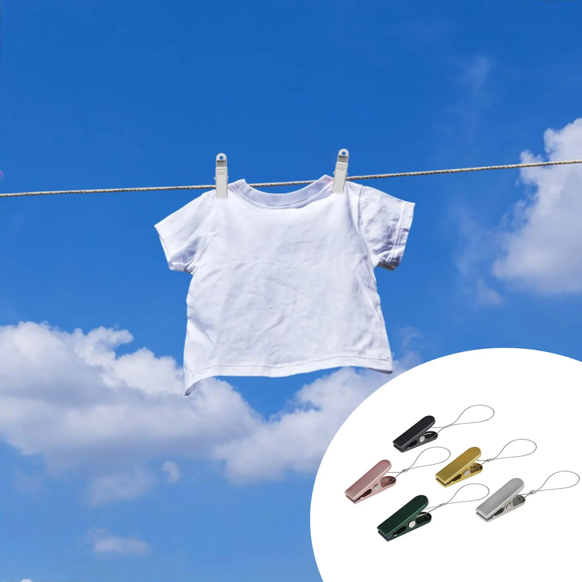 Metal Spring Clothespins Bulldog Clips – Laundry, Curtains & More