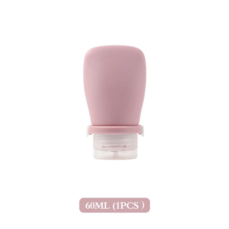 Silicone Travel Bottles 30/60/90ml Leak-Proof Refillable Squeeze