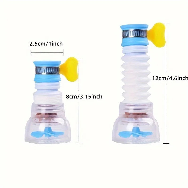 Adjustable Swivel Faucet Extender – Splash-Resistant Kitchen Tap