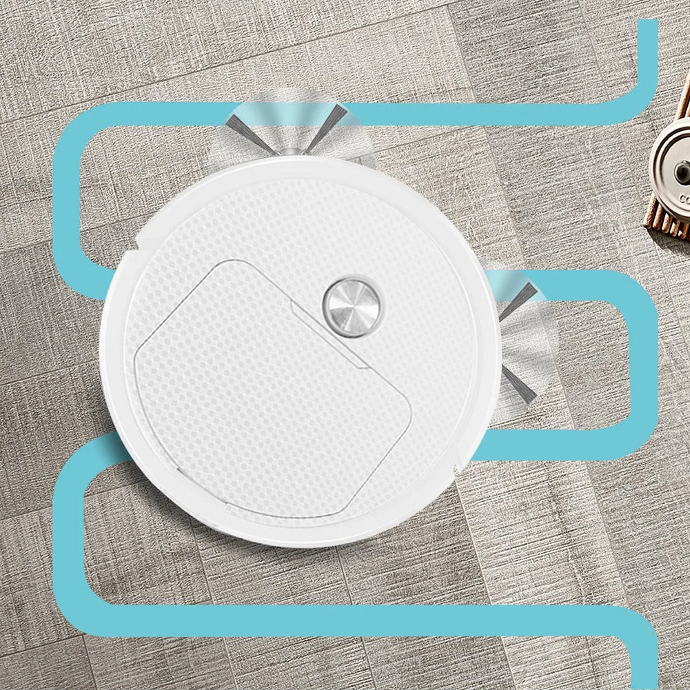 Robot Vacuum 1200mAh – Low Noise, Pet Hair & Hard Floor Cleaner
