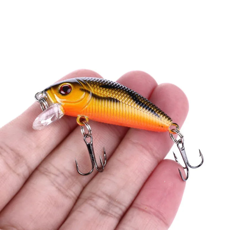 Biomimetic Minnow Fishing Lures 5cm Hard Bait 3/5/8 Pcs Set