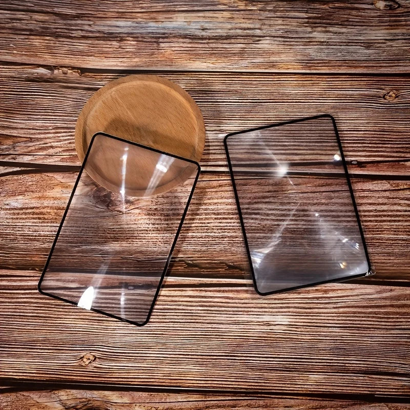 Ultra-Thin Transparent Magnifying Glass for Reading
