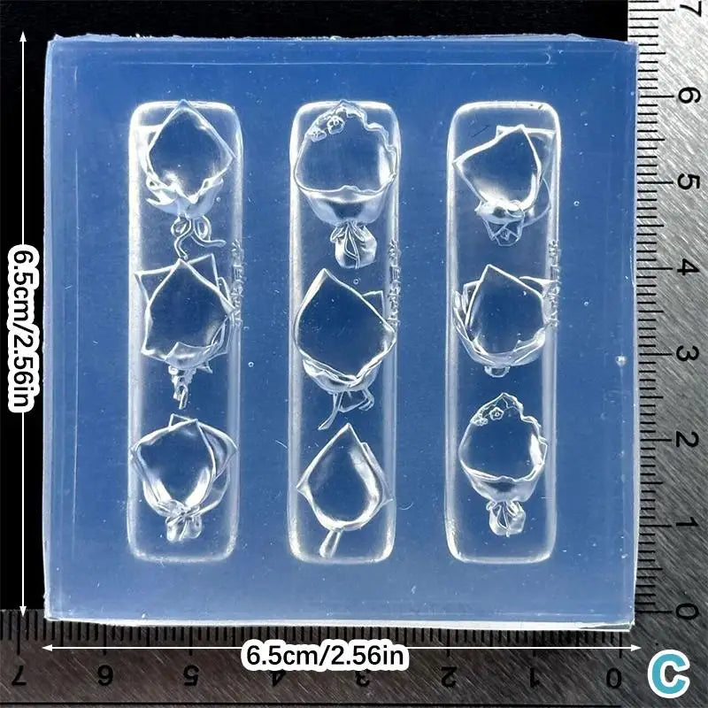 3D Silicone Flower Nail Mold – DIY Floral Nail Art Template