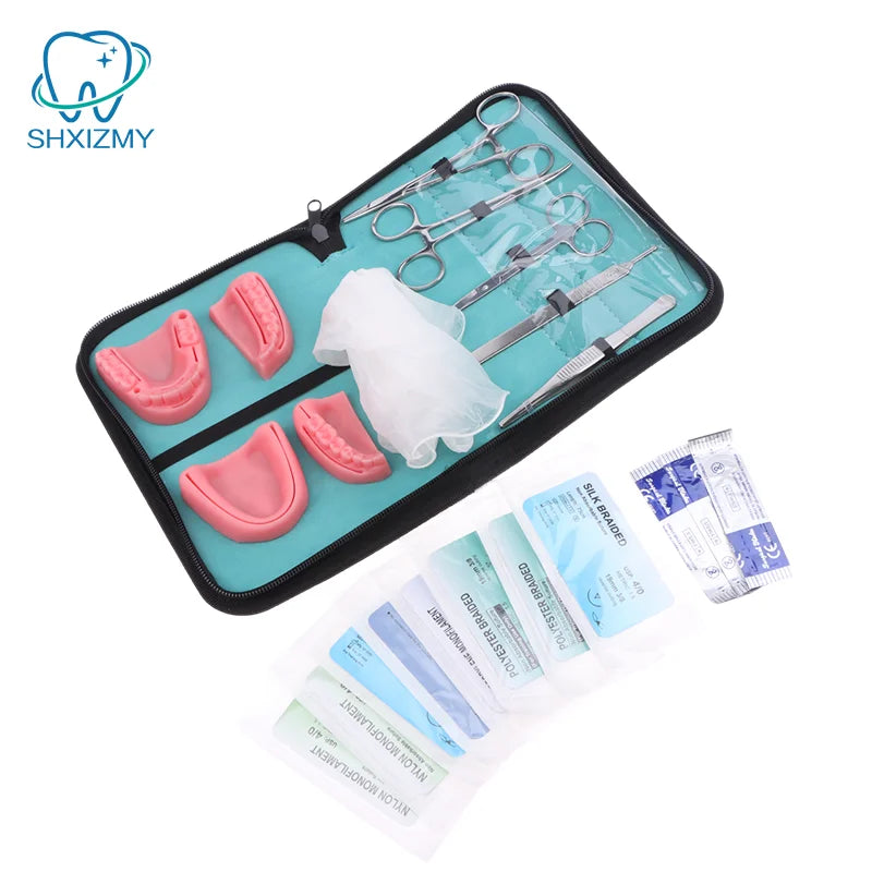 Suture Training Kit – Silicone Practice Pad & Surgical Tools