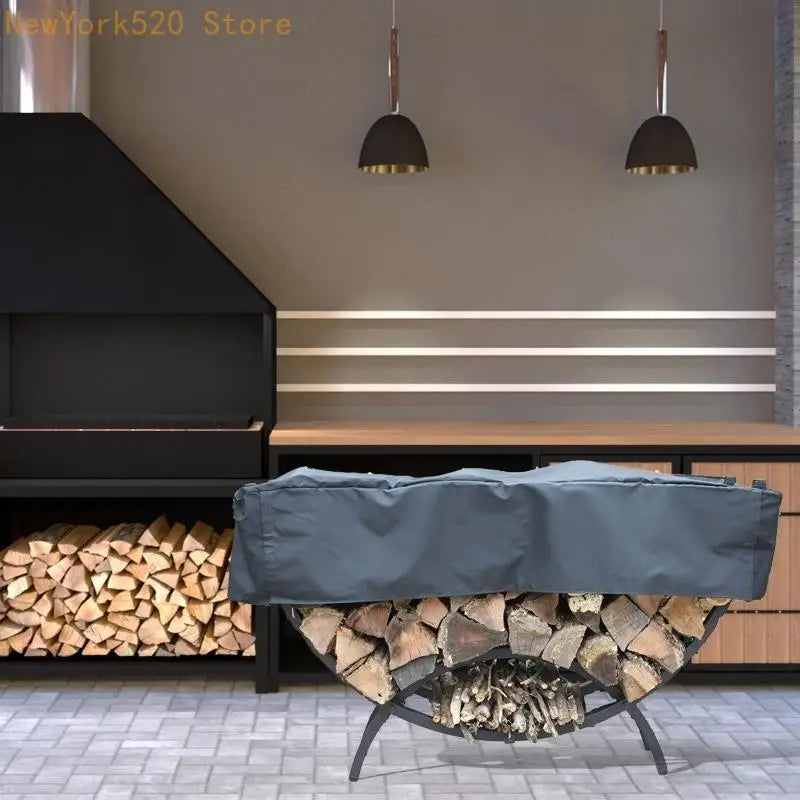 Waterproof Firewood Log Rack Cover 59x14x14 in – 210D Oxford