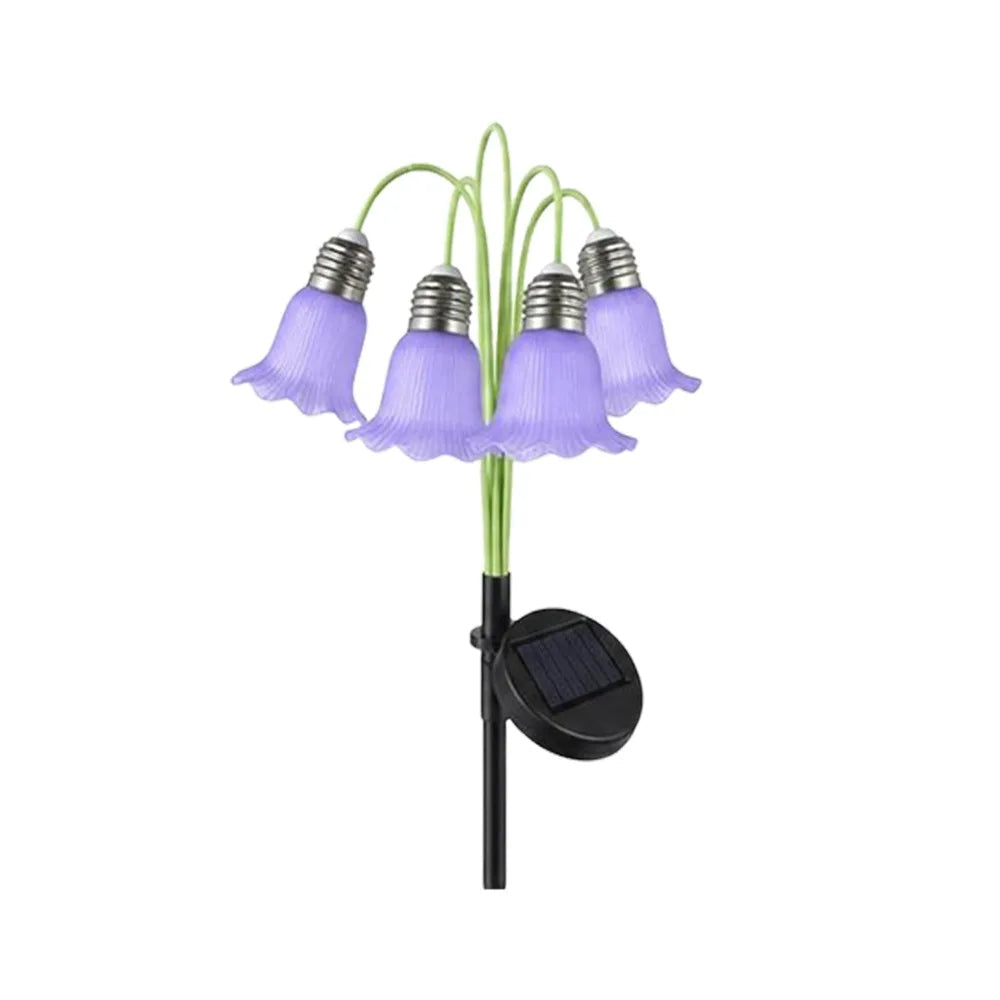Lily of the Valley Solar Garden Light – 6-Head LED Lawn Stake