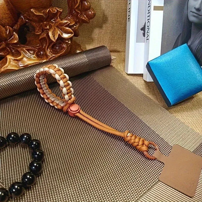 Cute Phone Wrist Lanyard Twist Rope Anti-Loss Pendant Strap