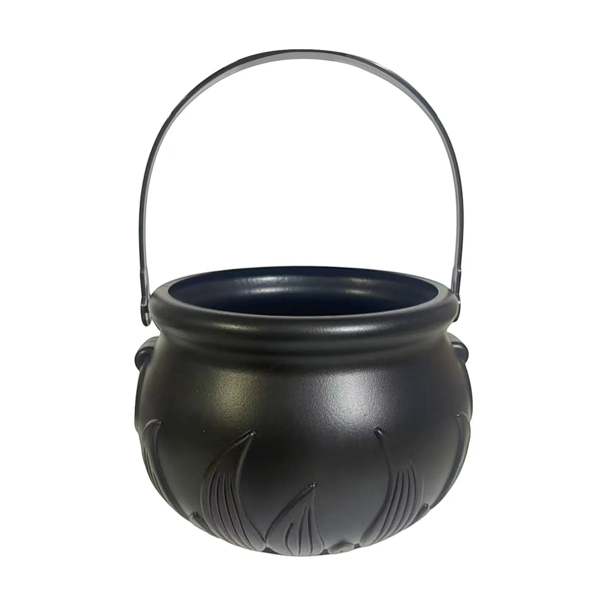 Halloween Witch Candy Bucket Resin Flame Pot Party Décor