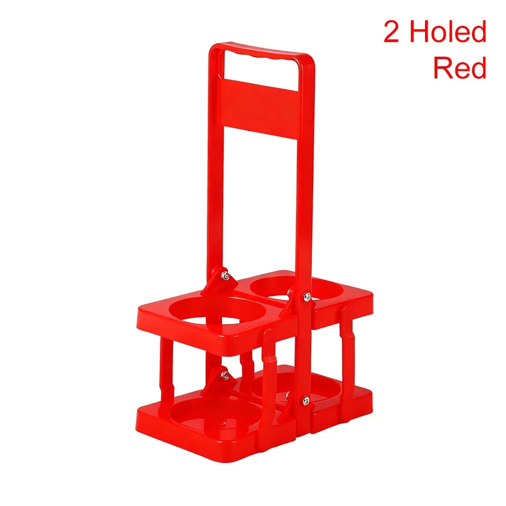 Foldable Beer Bottle Carrier 6-Slot Reusable Plastic Drink Holder