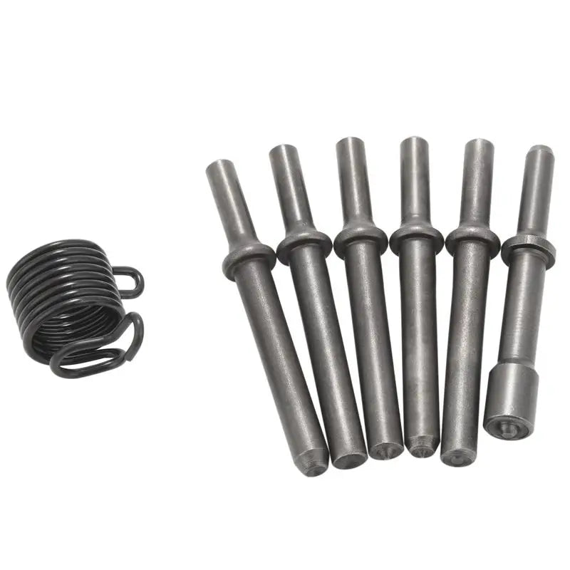 14-Pc Pneumatic Air Rivet Hammer Chisel Kit – Heavy Duty