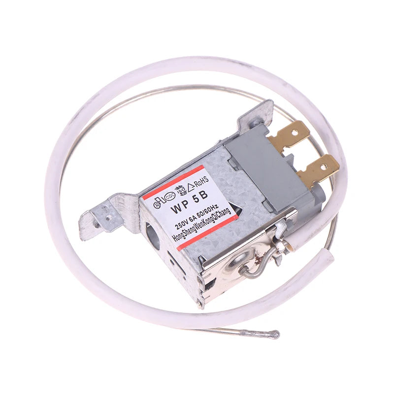 WP5B Fridge Thermostat AC 250V 6A 2-Pin 50cm Cord