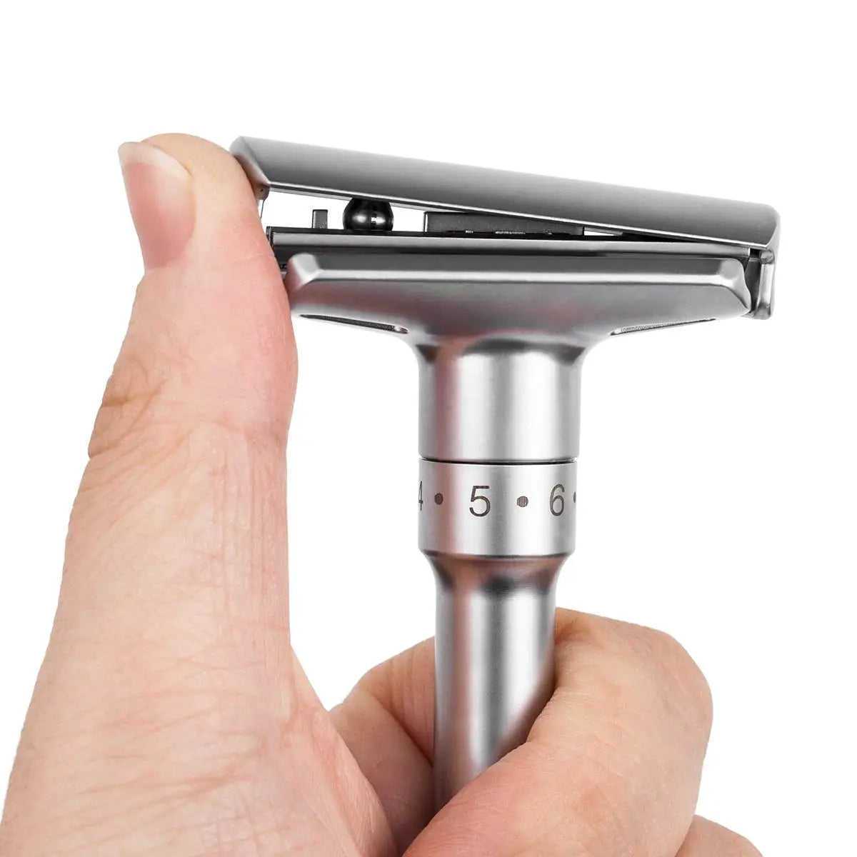 Adjustable Double Edge Safety Razor for Men + 5 Titanium Blades