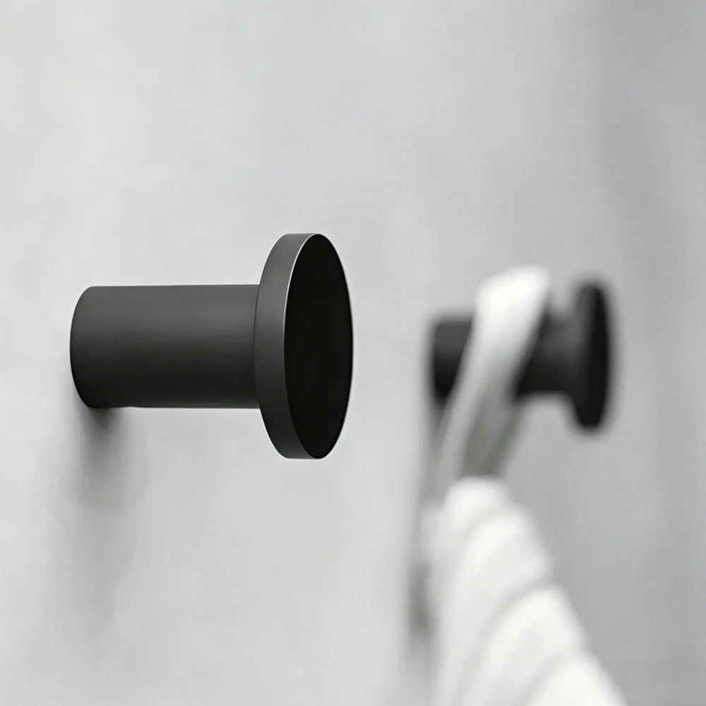 Stainless Steel Wall-Mounted Coat & Towel Hook | Screw Fix