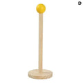Wood Freestanding Paper Towel Holder – No Drill, Anti-Slip