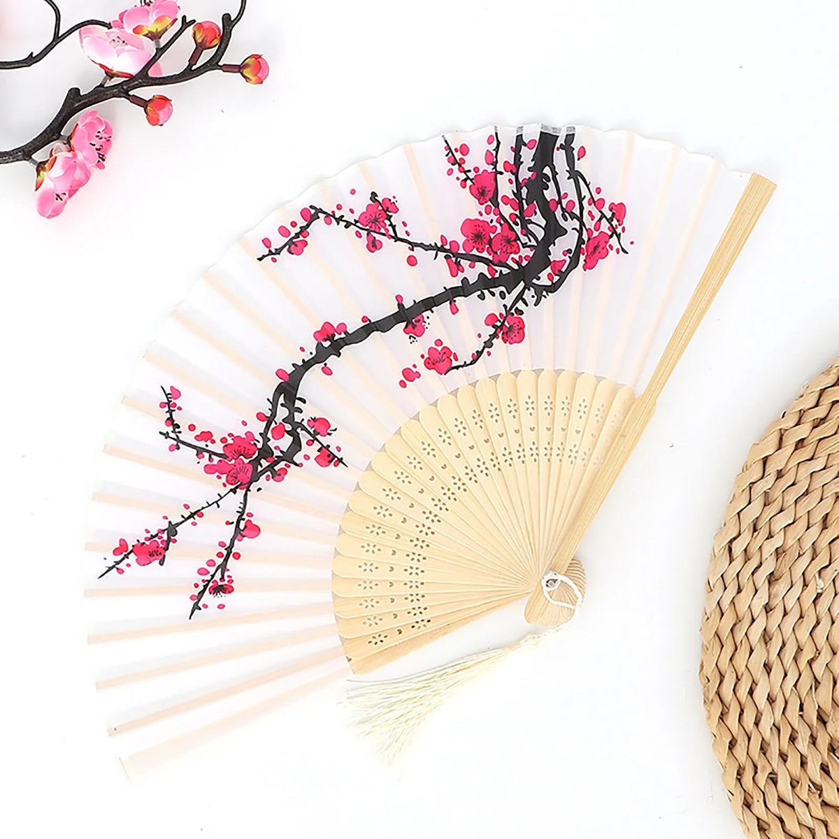 Vintage Folding Hand Fan – Chinese Dance & Home Décor Gift