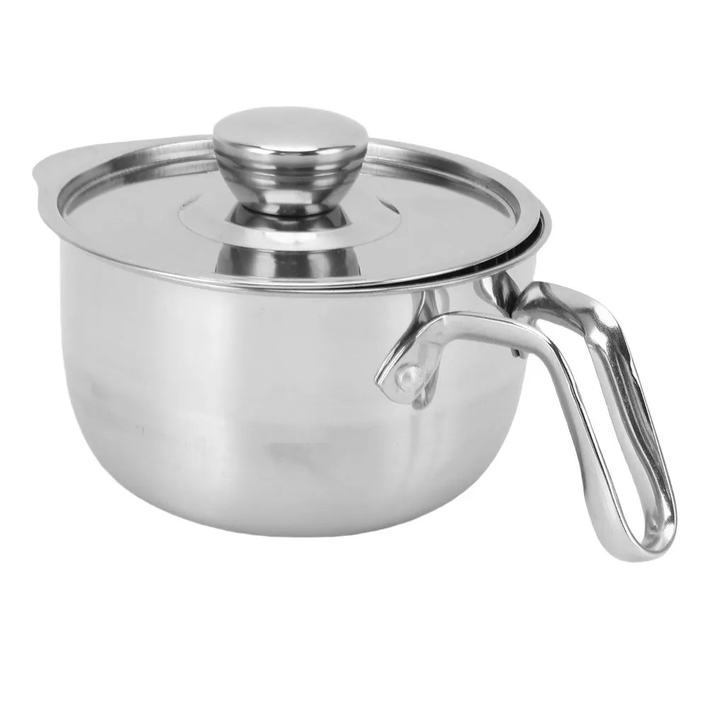304 Stainless Steel Egg Separator Bucket with Lid – Large