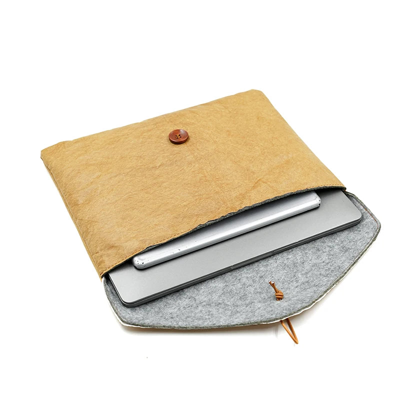 Vintage Envelope Laptop Sleeve for MacBook 13–16 Inch