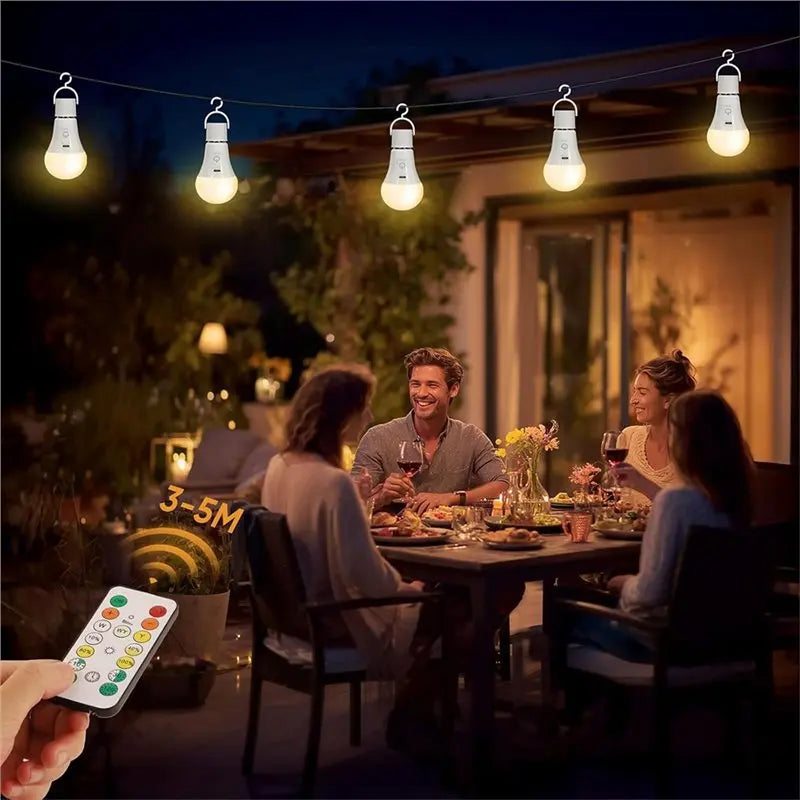 Rechargeable LED Bulbs with Remote – Emergency Backup Light