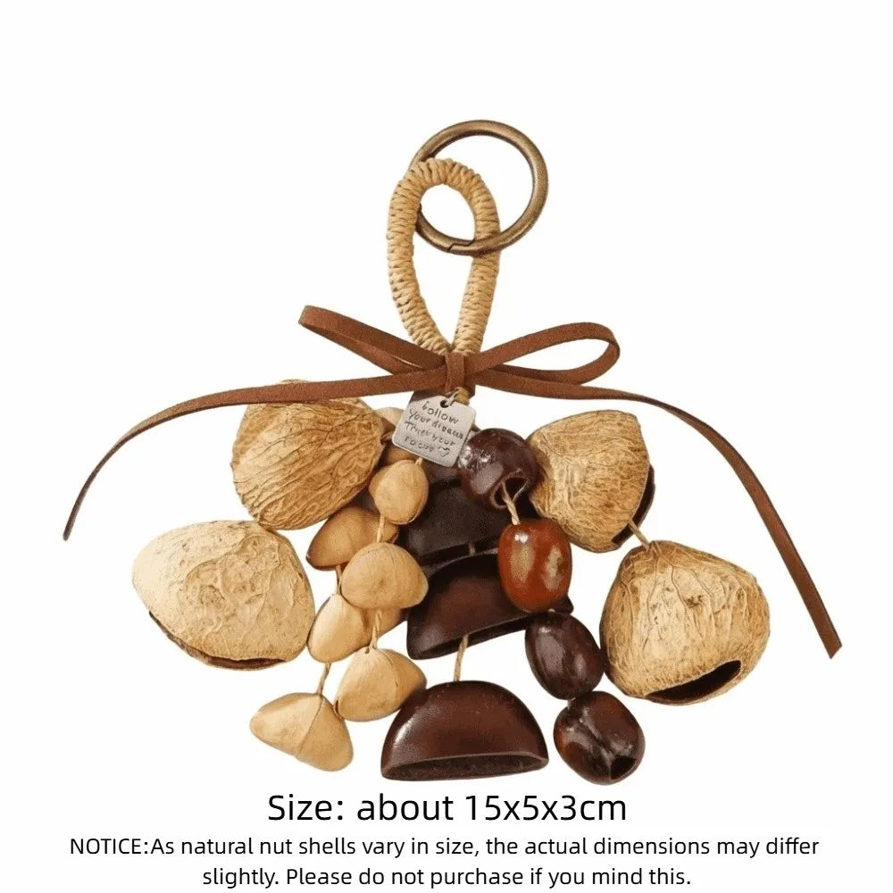 Natural Nut Shell Wind Chimes DIY Kit – Garden & Yoga Decor