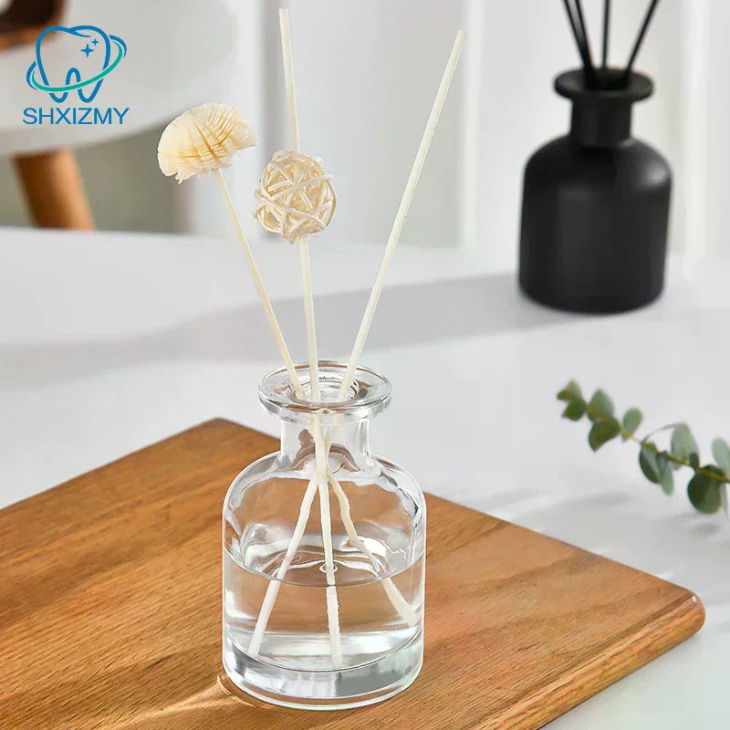 50ml Glass Reed Diffuser Bottle – Refillable Aromatherapy Jar