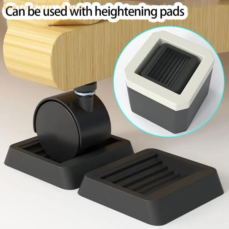 TPE Non-Slip Chair Caster Pads 12.5cm – Floor Protectors