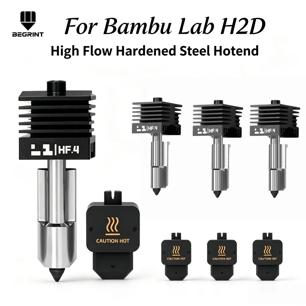 BEGRINT High-Flow Hotend for Bambu Lab H2D – 0.4/0.6/0.8mm