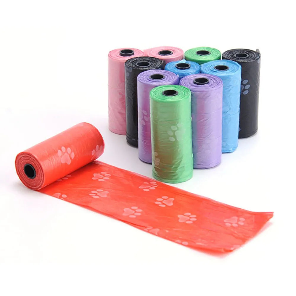 150 Pcs Degradable Dog & Cat Waste Bags – 10 Refill Rolls