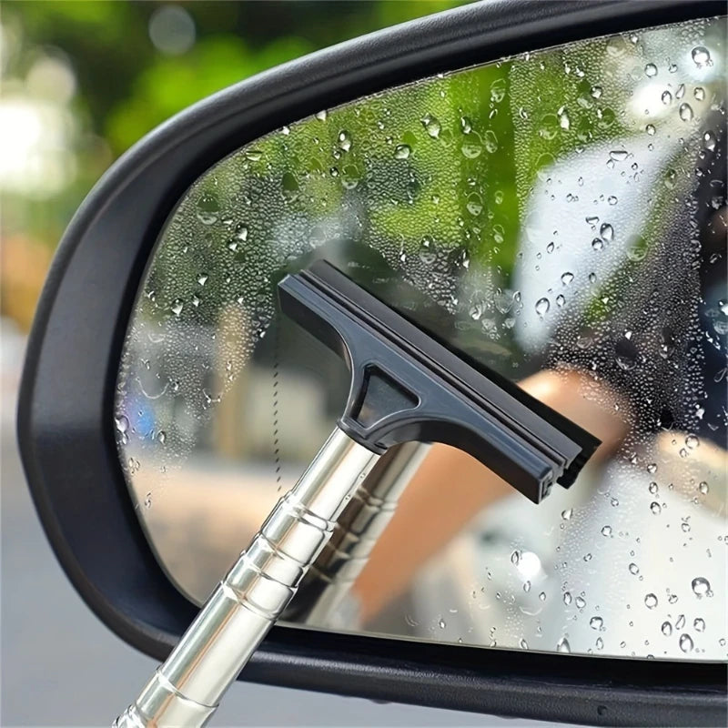 Telescopic Car Mirror Wiper & Window Cleaning Tool