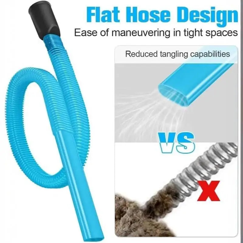 Slim Flat Vacuum Nozzle for Narrow Gaps, Tracks & PC Cleaning