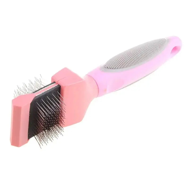 VIBE Double-Sided Pet Deshedding Grooming Brush – Dogs & Cats