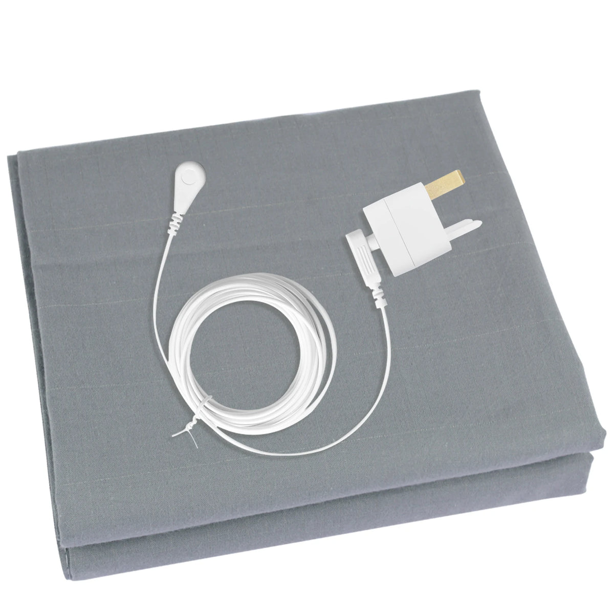 Grounding Bed Sheet 10% Silver Fiber & Organic Cotton Earthing Mat