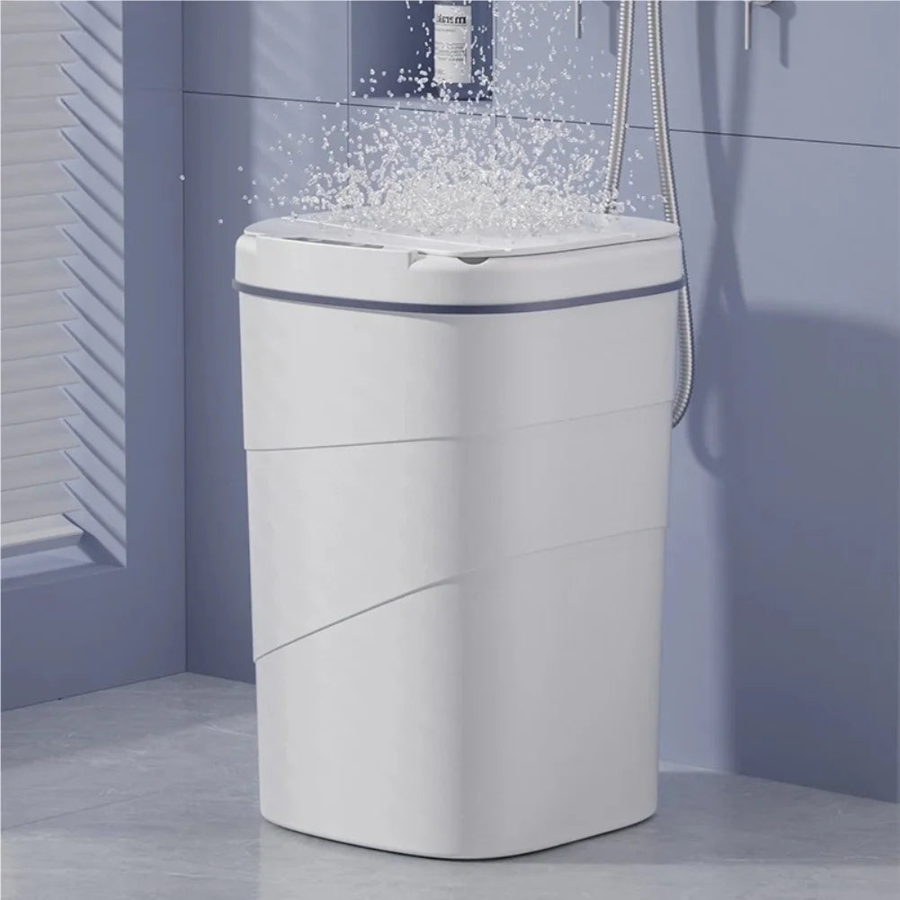 VIBE Touchless Auto-Closing Trash Can – Battery Powered Sensor Lid