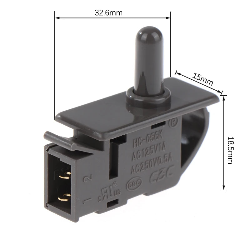 Refrigerator Door Light Push Button Switch HC-056K Freezer