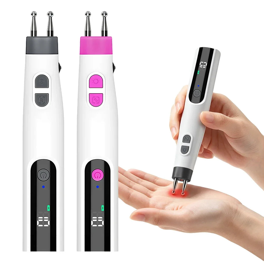 Hailicare Dual-Head Electric Massage Pen – 5 Modes 10 Levels