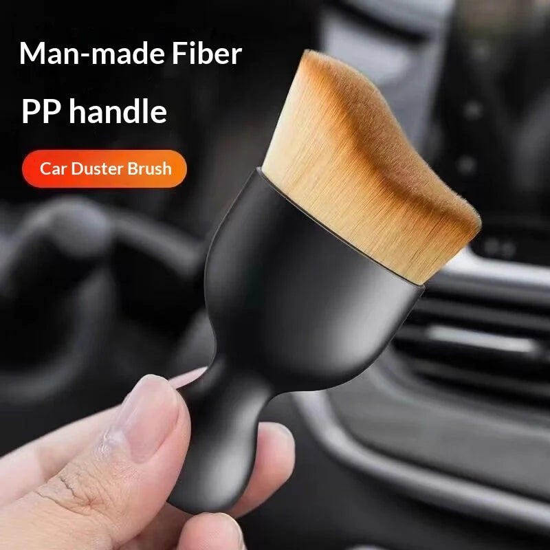 Soft Bristle Car Interior Detailing Brush – Scratch-Free