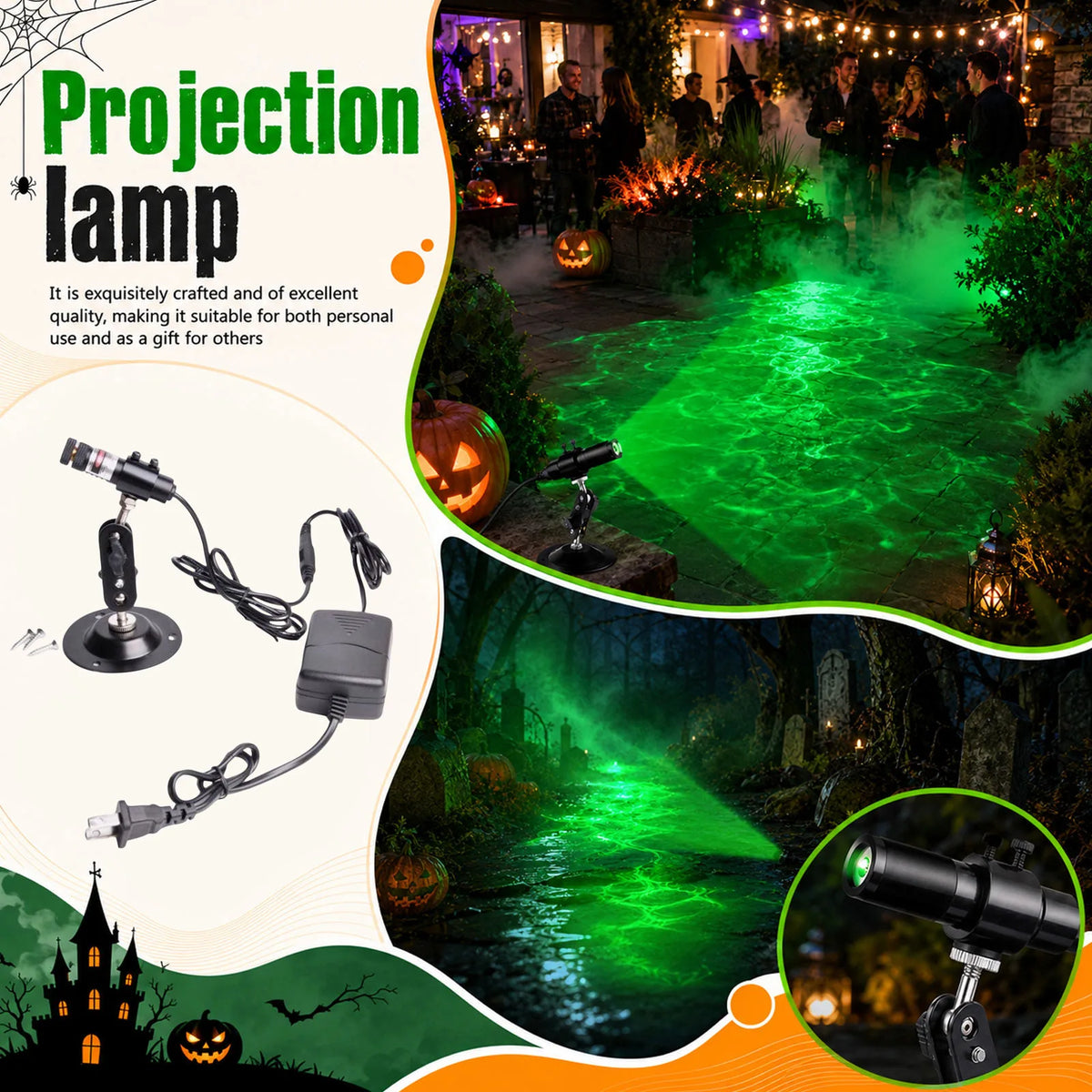 Green Line Projector – Halloween & Holiday Party Lighting