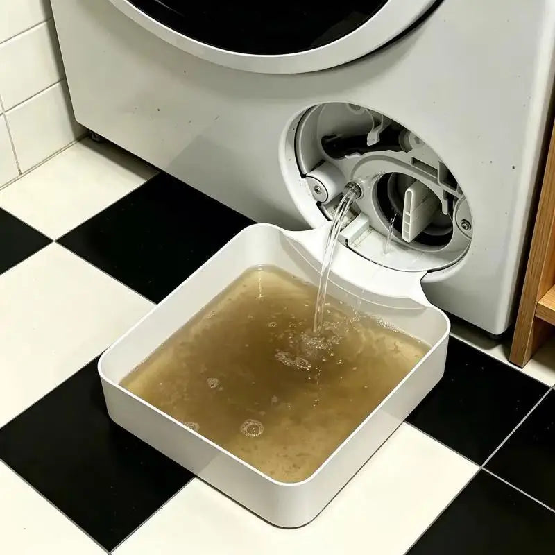 Washing Machine Drain Tray 3D Printed Anti-Slip Funnel Kit