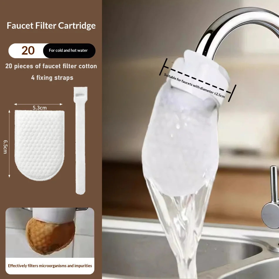 Reusable Faucet Filter Bag – Universal Tap Filtration Pouch