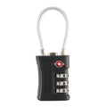 TSA 3-Digit Combination Lock – Travel Wire Rope Padlock