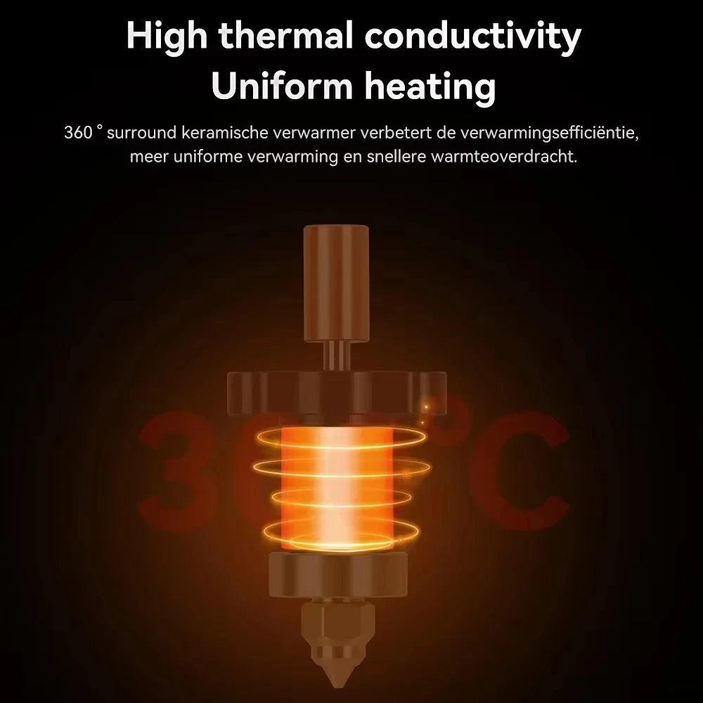 300°C Ceramic Hotend Kit for Creality Ender 3 V3 KE | BEGRINT
