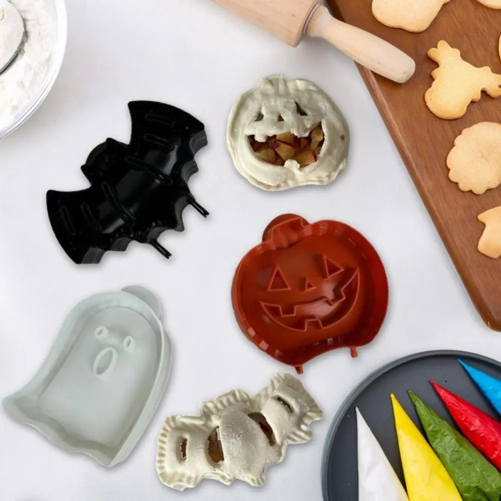 Fall Halloween Hand Pie Molds – Pumpkin Ghost Heart Shapes
