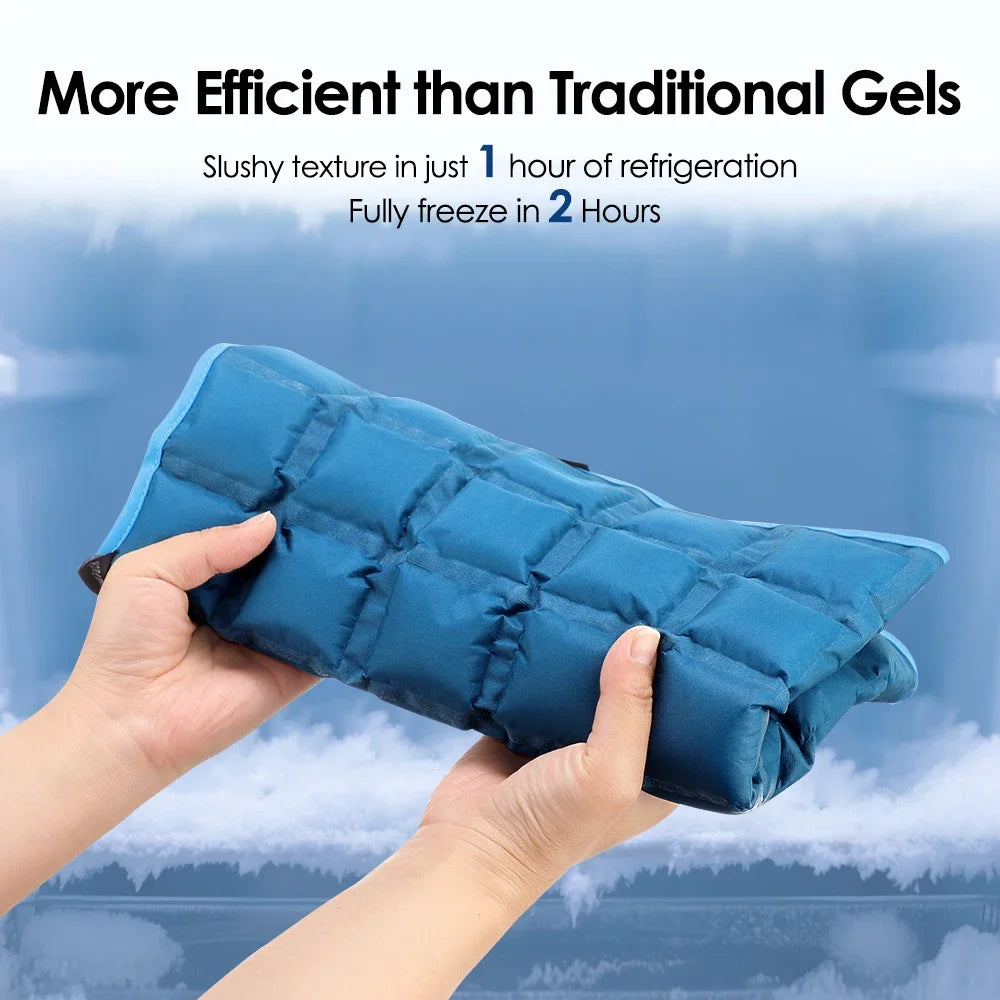 Hailicare Large Hot & Cold Compress Wrap – 58×35cm Reusable