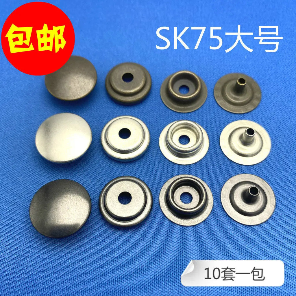 SK75 YKK All-Metal Large O-Ring Buckle Set – 10 Pcs