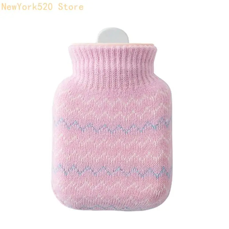 VIBE 300ml Silicone Hot Water Bottle with Soft Cover