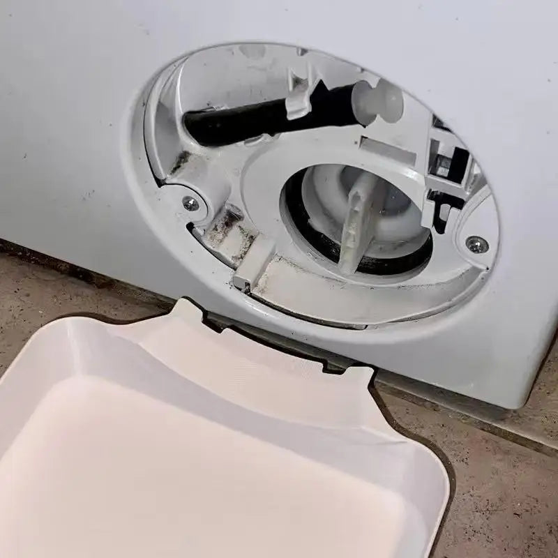 Washing Machine Drain Funnel Tray – Lint Filter Water Catch