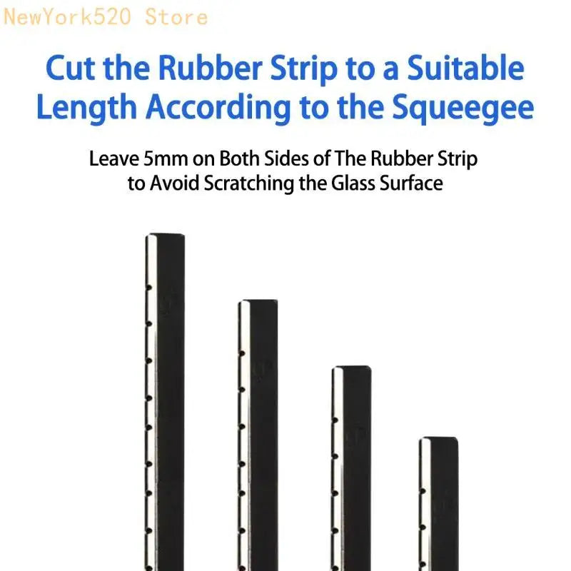 Window Squeegee Rubber Refill Strips – Streak-Free Cleaning