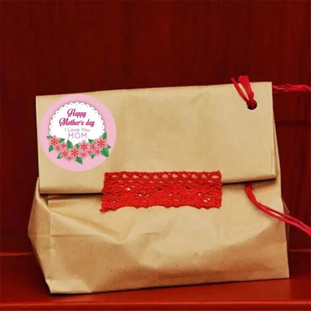 500 Carnation Sticker Roll – DIY Envelope Seals & Gift Wrapping