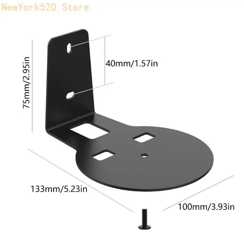White Metal Wall Brackets for Era100 Speaker – Flexible Mount